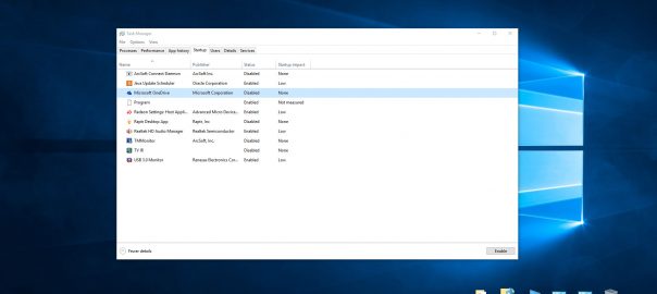 Windows 10 Disable OneDrive on Startup